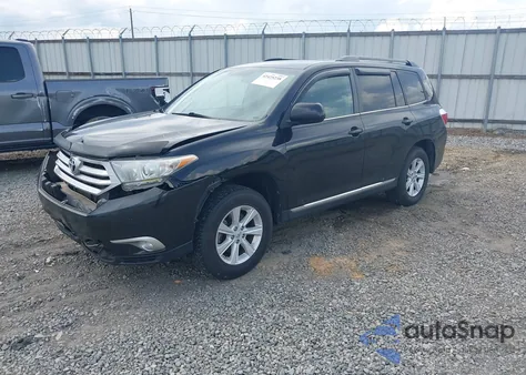 2013 Toyota Highlander Base Plus V6 из США, поврежденный, VIN 5TDZK3EH0DS091078